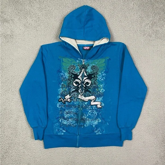 Vintage y2k affliction‎ style sweatshirt - Picture 2 of 4